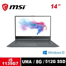 微星 MSI Modern 14 B11M-033TW-GG51135U8GXXDX10MH 14吋筆電